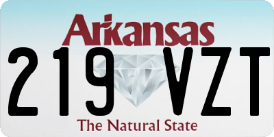 AR license plate 219VZT