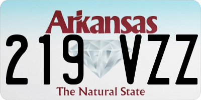 AR license plate 219VZZ