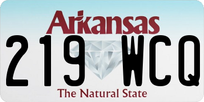 AR license plate 219WCQ