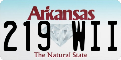 AR license plate 219WII