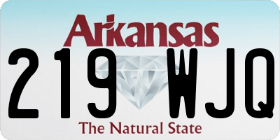 AR license plate 219WJQ