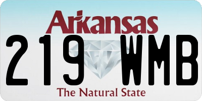 AR license plate 219WMB