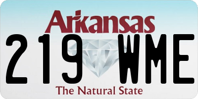 AR license plate 219WME