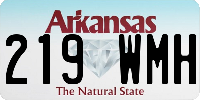 AR license plate 219WMH