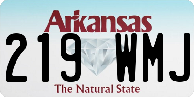 AR license plate 219WMJ