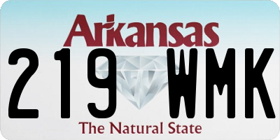 AR license plate 219WMK