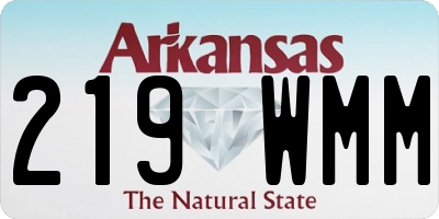 AR license plate 219WMM