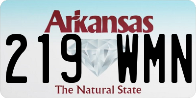 AR license plate 219WMN