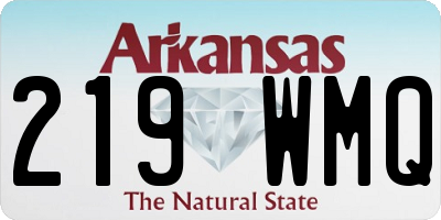 AR license plate 219WMQ