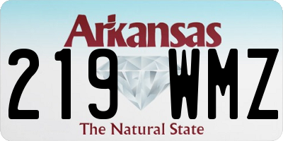 AR license plate 219WMZ
