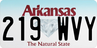 AR license plate 219WVY