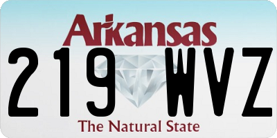 AR license plate 219WVZ