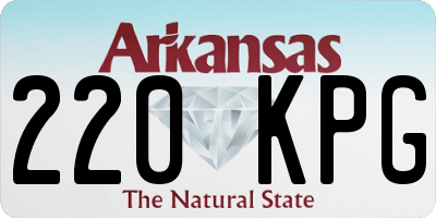 AR license plate 220KPG