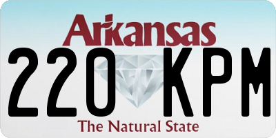 AR license plate 220KPM