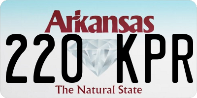 AR license plate 220KPR