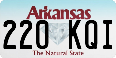 AR license plate 220KQI