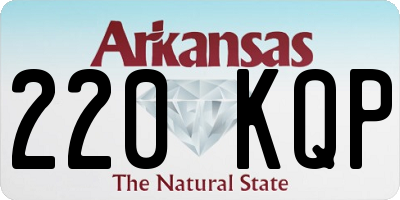 AR license plate 220KQP