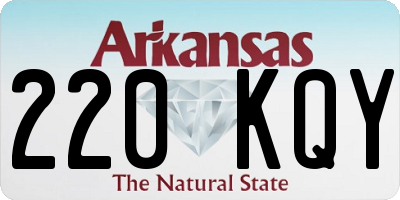 AR license plate 220KQY