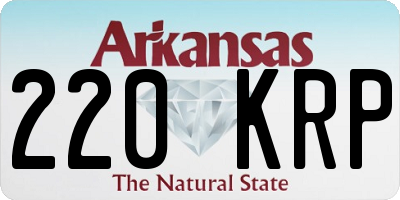 AR license plate 220KRP