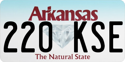 AR license plate 220KSE