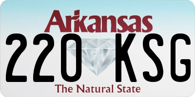 AR license plate 220KSG