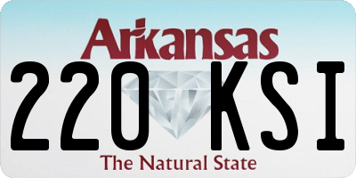 AR license plate 220KSI