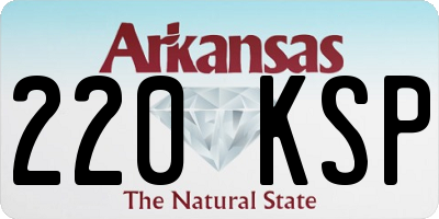 AR license plate 220KSP