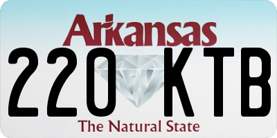 AR license plate 220KTB