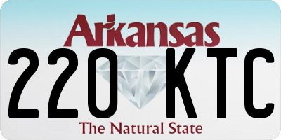 AR license plate 220KTC