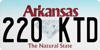 AR license plate 220KTD
