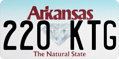 AR license plate 220KTG