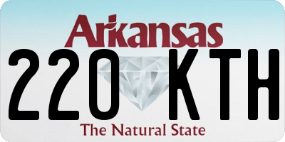 AR license plate 220KTH