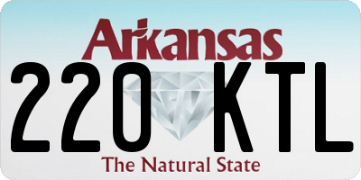 AR license plate 220KTL