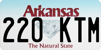 AR license plate 220KTM