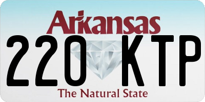 AR license plate 220KTP