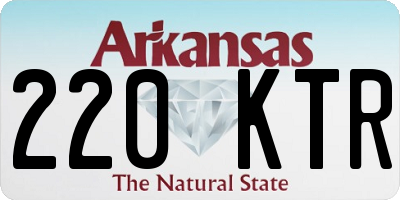 AR license plate 220KTR