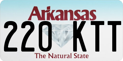 AR license plate 220KTT