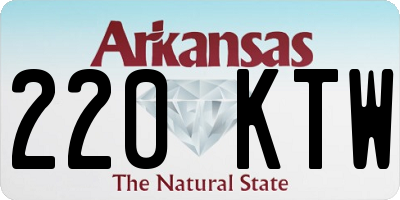 AR license plate 220KTW
