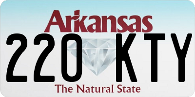 AR license plate 220KTY