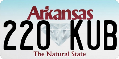 AR license plate 220KUB