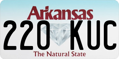 AR license plate 220KUC