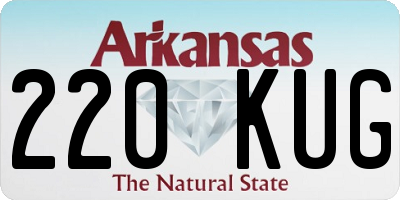 AR license plate 220KUG