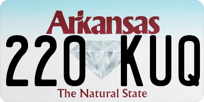 AR license plate 220KUQ