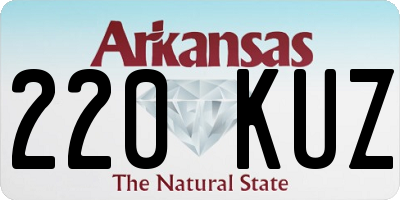 AR license plate 220KUZ