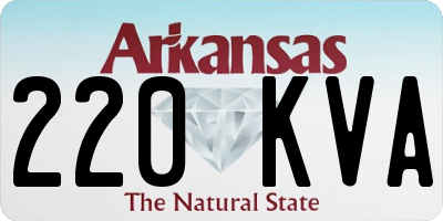 AR license plate 220KVA