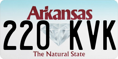 AR license plate 220KVK