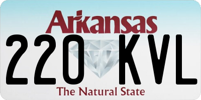 AR license plate 220KVL