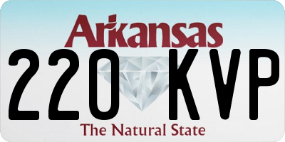 AR license plate 220KVP