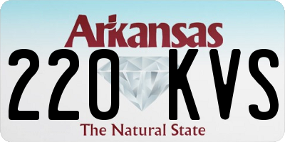 AR license plate 220KVS