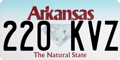 AR license plate 220KVZ